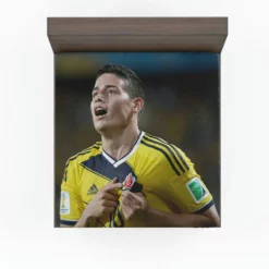 James Rodriguez Colombian Football Player Fitted Sheet