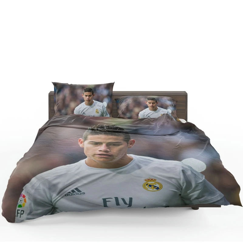 James Rodriguez Colombian Football Player on National Team Bedding Set