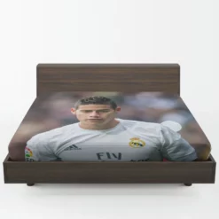 James Rodriguez Colombian Football Player on National Team Fitted Sheet 1