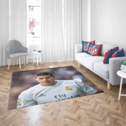 James Rodriguez Colombian Football Player on National Team Rug 2