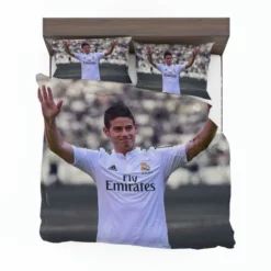 James Rodriguez Energetic Real Madrid Football Player Bedding Set 1
