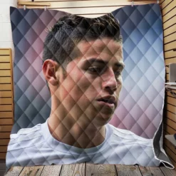 James Rodriguez Excellent Real Madrid Football Player Quilt Blanket