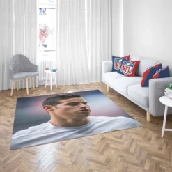 James Rodriguez Excellent Real Madrid Football Player Rug 2