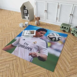 James Rodriguez Popular Real Madrid Football Player Rug 1