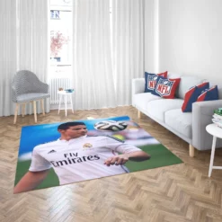 James Rodriguez Popular Real Madrid Football Player Rug 2