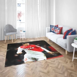 James Rodriguez Professional Football Soccer Player Rug 2