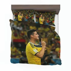 James Rodriguez Top Colombian Football Player Bedding Set 1