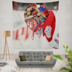 Jaroslav Halak Professional NHL Hockey Player Tapestry
