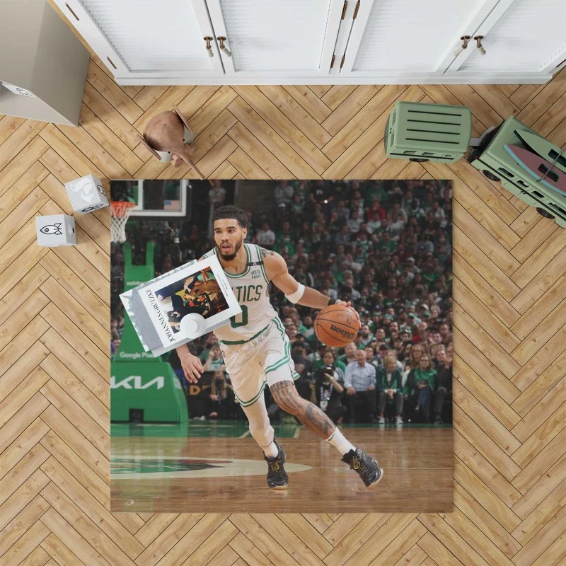 Jayson Tatum Professional NBA Basketball Player Rug