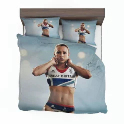 Jessica Ennis Professional Russian Athlete Long Jumper Bedding Set 1