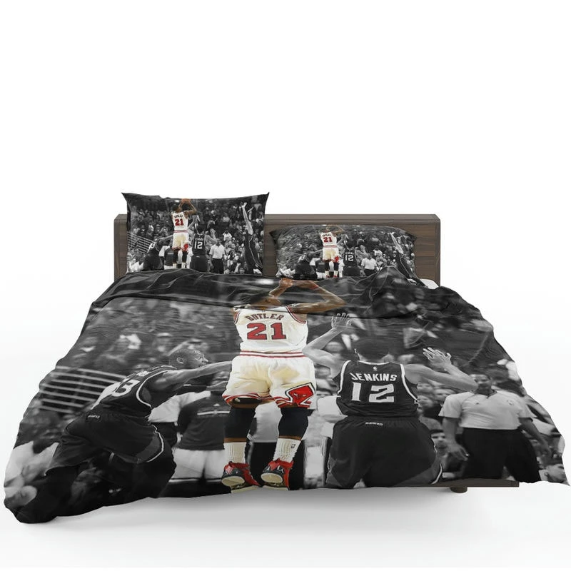 Jimmy Butler  Chicago Bulls Professional NBA Basketball Player Bedding Set