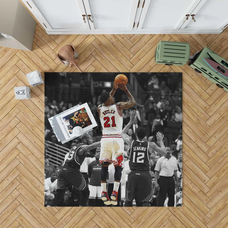 Jimmy Butler  Chicago Bulls Professional NBA Basketball Player Rug