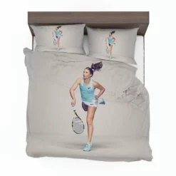 Johanna Konta Energetic British Tennis Player Bedding Set 1