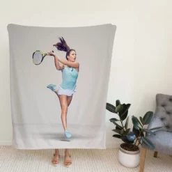 Johanna Konta Exellelant Tennis Player Fleece Blanket