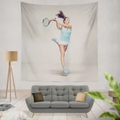 Johanna Konta Exellelant Tennis Player Tapestry
