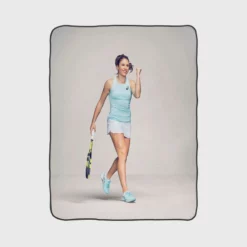 Johanna Konta Popular British Tennis Player Fleece Blanket 1