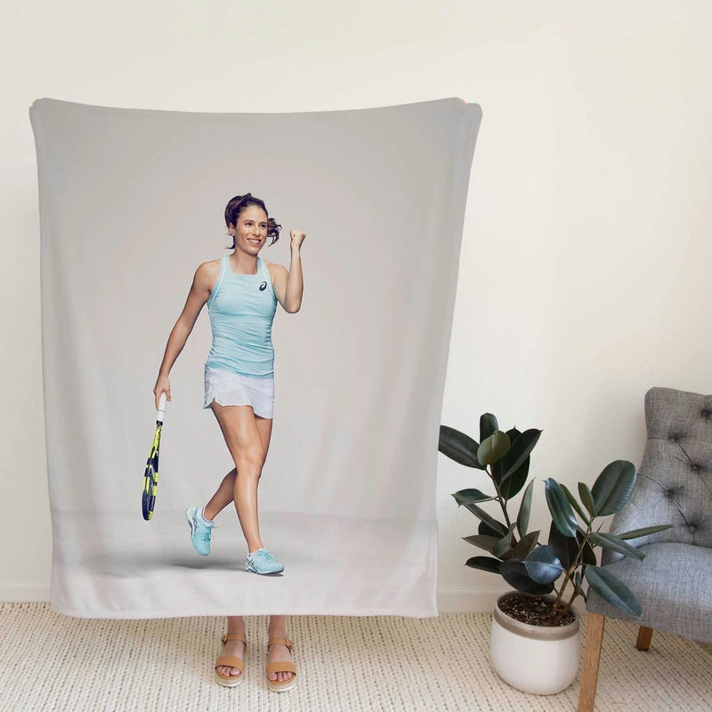 Johanna Konta Popular British Tennis Player Fleece Blanket