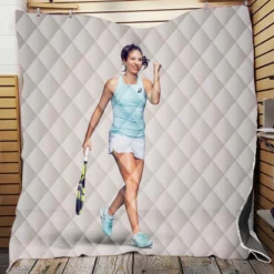 Johanna Konta Popular British Tennis Player Quilt Blanket