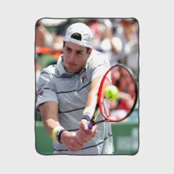 John Isner Professional American Tennis Player Fleece Blanket 1