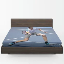 John Robert Isner Popular American Tennis Player Fitted Sheet 1