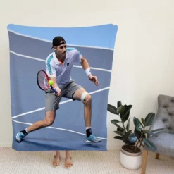 John Robert Isner Popular American Tennis Player Fleece Blanket