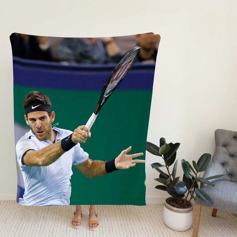 Juan Martin del Potro Argentinian Tennis Player Fleece Blanket
