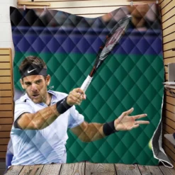 Juan Martin del Potro Argentinian Tennis Player Quilt Blanket