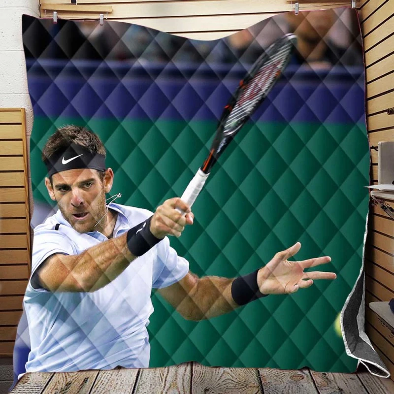 Juan Martin del Potro Argentinian Tennis Player Quilt Blanket