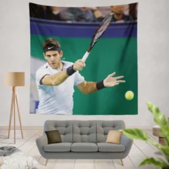 Juan Martin del Potro Argentinian Tennis Player Tapestry