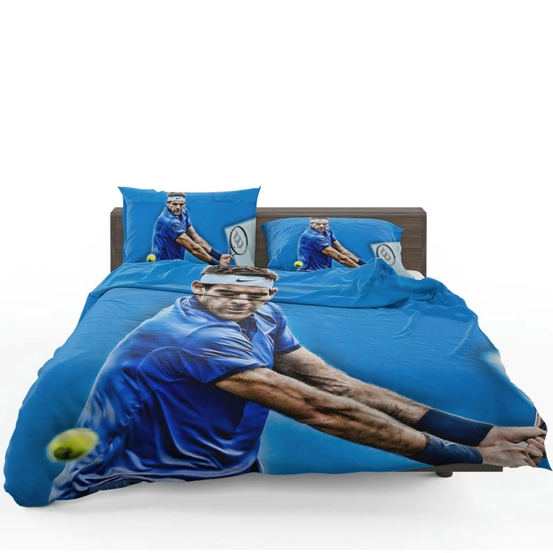 Juan Martin del Potro Excellent Argentinian Tennis Player Bedding Set