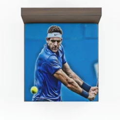 Juan Martin del Potro Excellent Argentinian Tennis Player Fitted Sheet