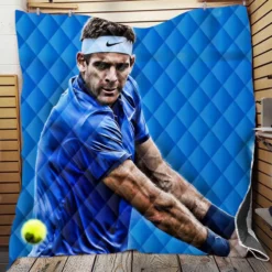 Juan Martin del Potro Excellent Argentinian Tennis Player Quilt Blanket