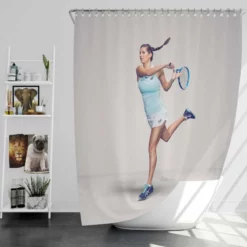 Julia GOrges German Professional Tennis Player Shower Curtain