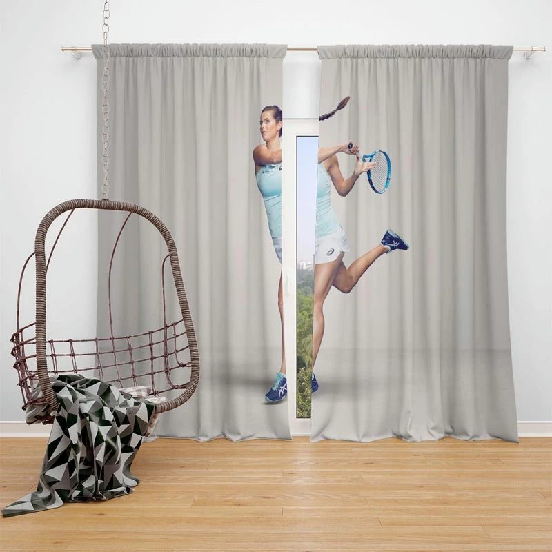 Julia GOrges German Professional Tennis Player Window Curtain