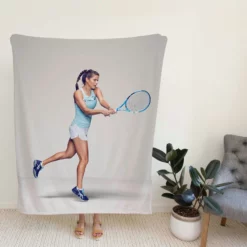 Julia GOrges Popular German Tennis Player Fleece Blanket