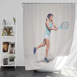 Julia GOrges Popular German Tennis Player Shower Curtain