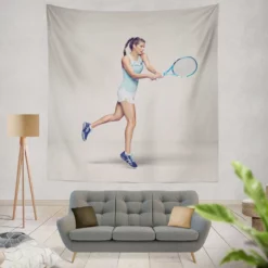 Julia GOrges Popular German Tennis Player Tapestry