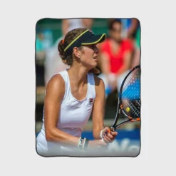 Julia Goerges Top Ranked German Tennis Player Fleece Blanket 1