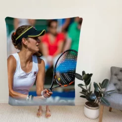 Julia Goerges Top Ranked German Tennis Player Fleece Blanket