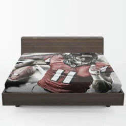 Julio Jones Excellent NFL Football Player Fitted Sheet 1