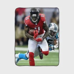 Julio Jones Popular NFL Football Player Fleece Blanket 1