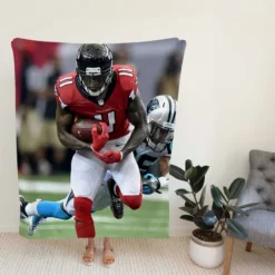 Julio Jones Popular NFL Football Player Fleece Blanket