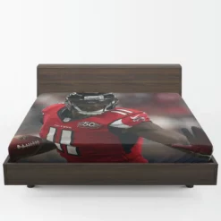 Julio Jones Professional NFL Football Player Fitted Sheet 1