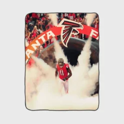 Julio Jones Strong NFL Football Player Fleece Blanket 1