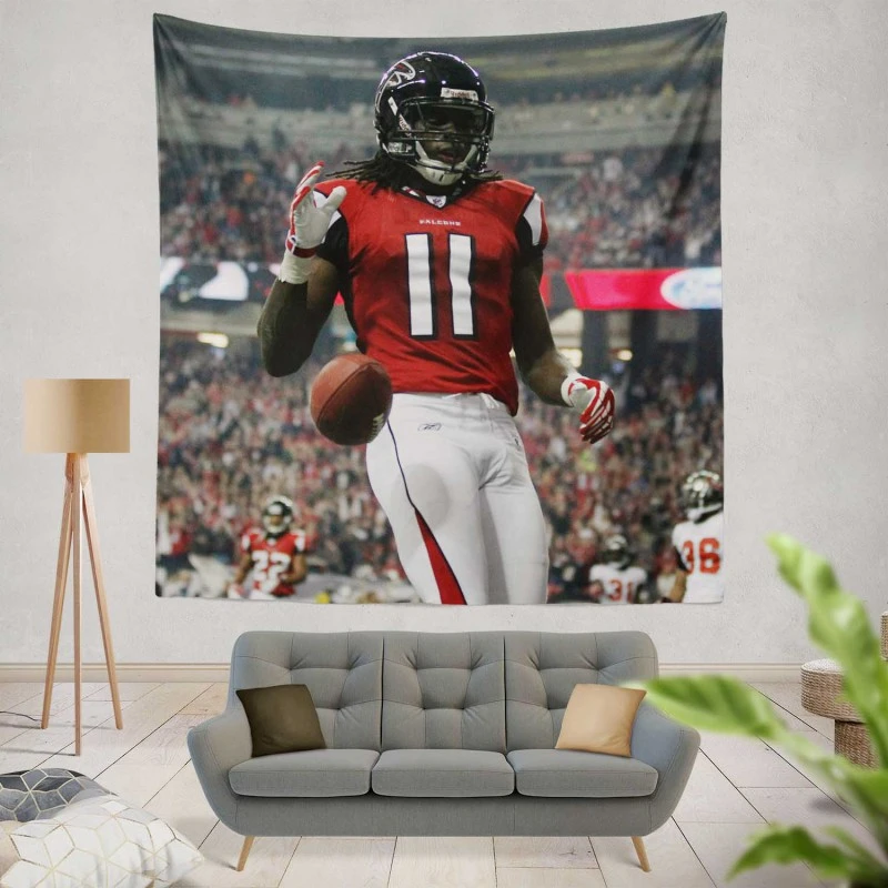 Julio Jones Top Ranked NFL Football Player Tapestry