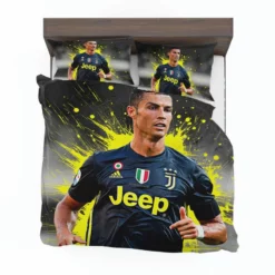 Juve Coppa Italia Sports Player Cristiano Ronaldo Bedding Set 1