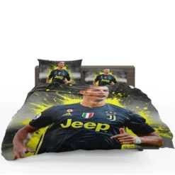 Juve Coppa Italia Sports Player Cristiano Ronaldo Bedding Set