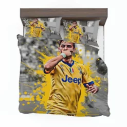 Juve Hulking Soccer Player Paulo Bruno Dybala Bedding Set 1