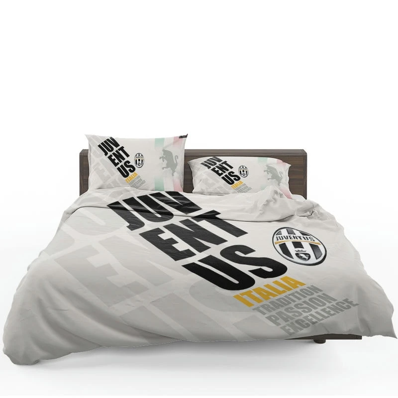 Juve Italia Traditional Football Club Logo Bedding Set