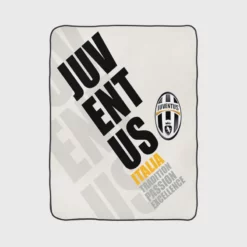 Juve Italia Traditional Football Club Logo Fleece Blanket 1